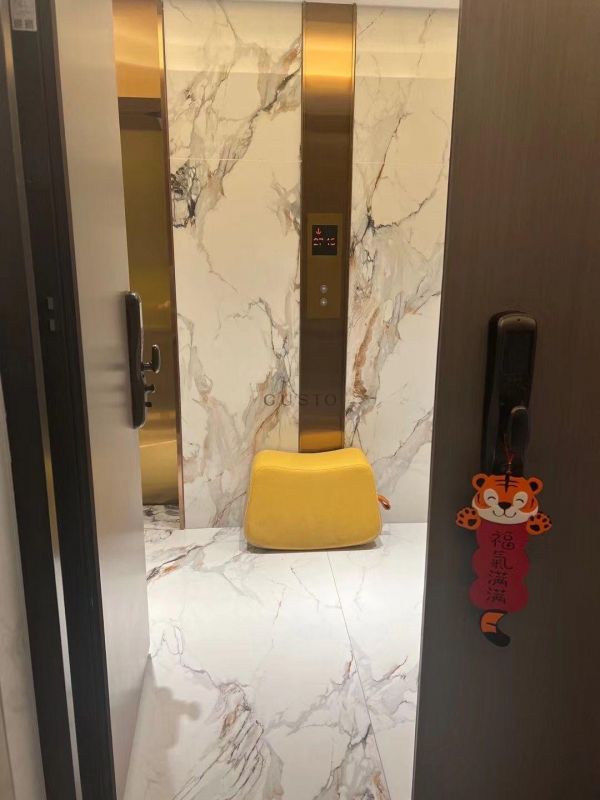 奢华大气 新中式 连纹铺贴 Y189J349P香奈金 